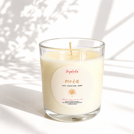 MOÉA 200g : Coco, Fleur de Tiaré, Jasmin
