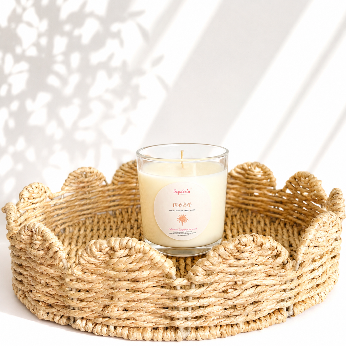 MOÉA 200g : Coco, Fleur de Tiaré, Jasmin