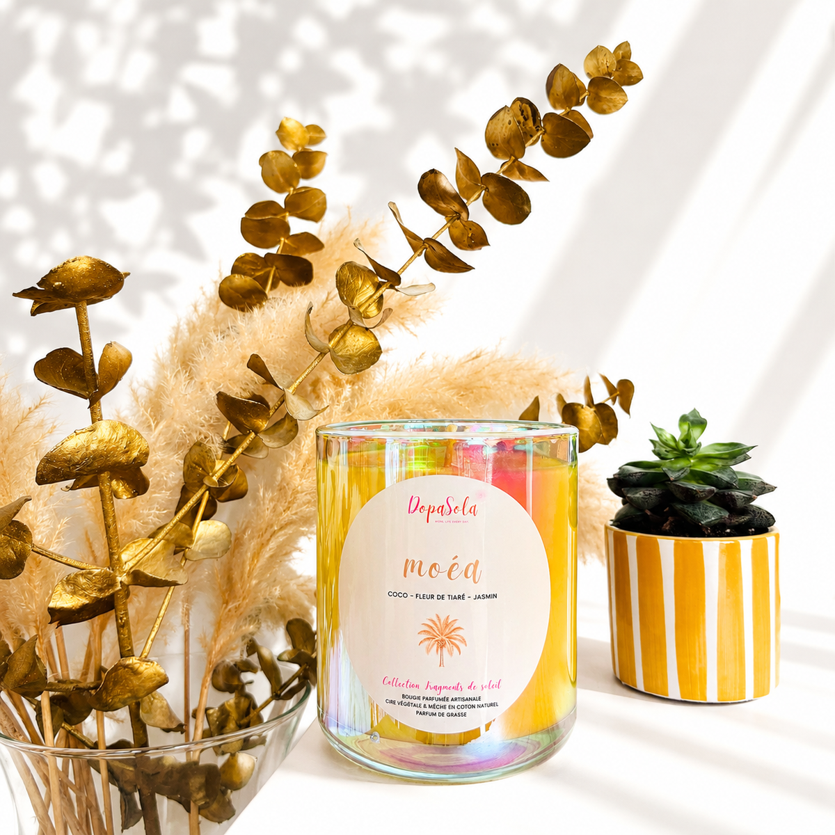 MOÉA Signature 380g : Coco, Fleur de Tiaré, Jasmin