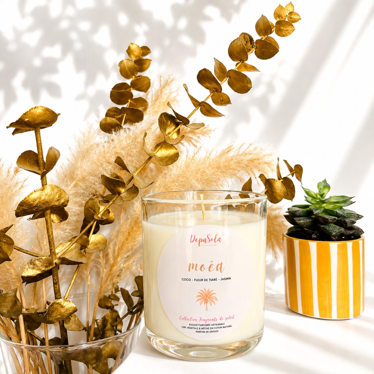 MOÉA 200g : Coco, Fleur de Tiaré, Jasmin